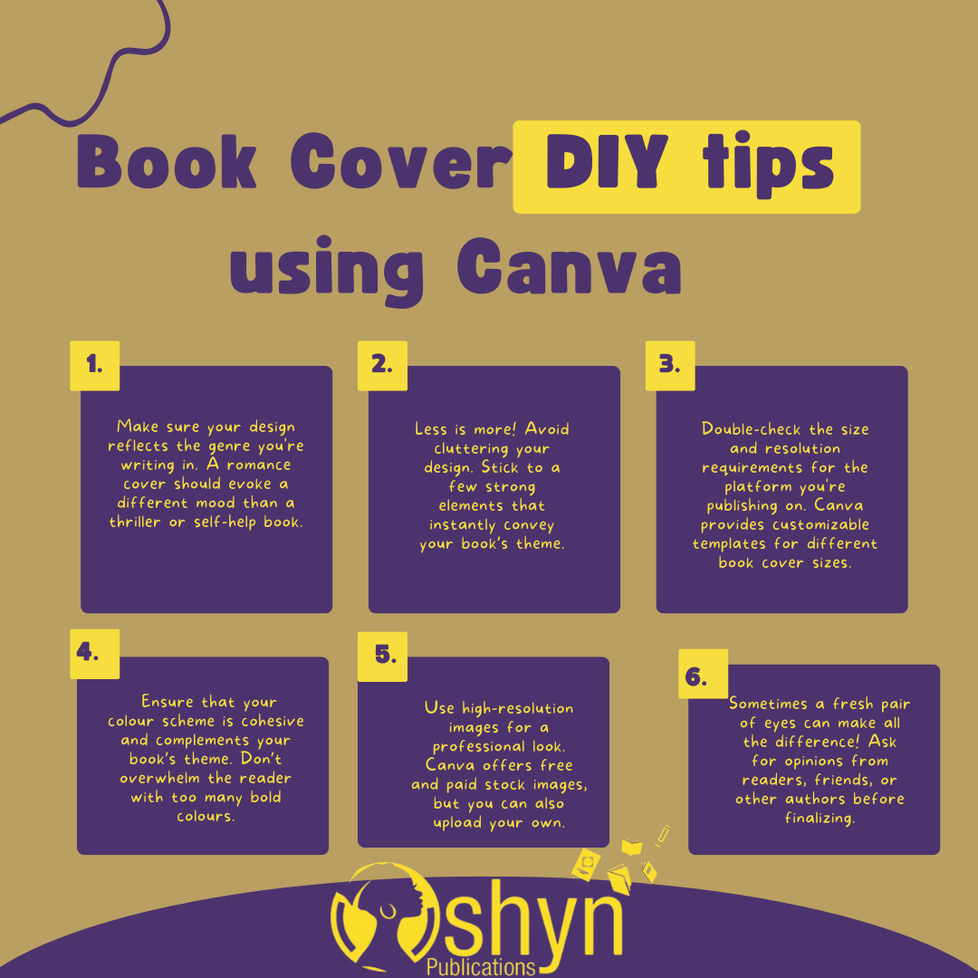 Book Cover DIY tips using Canva